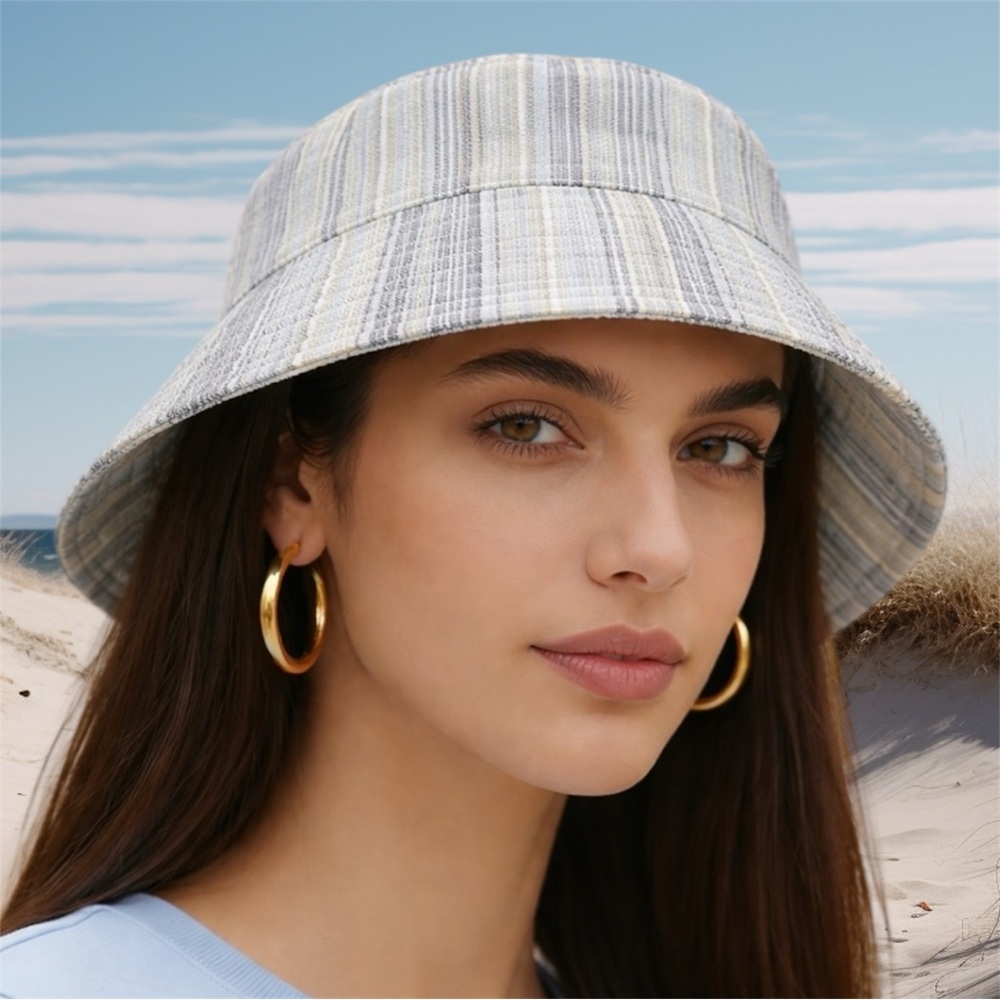 2 for $30 🆕Adult Striped Bucket Hat